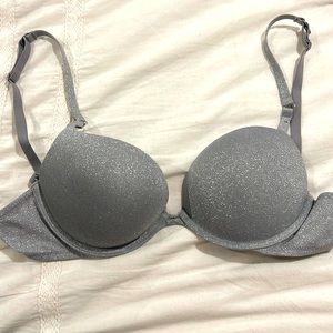 Sparkly silver La Senza 34B bra
